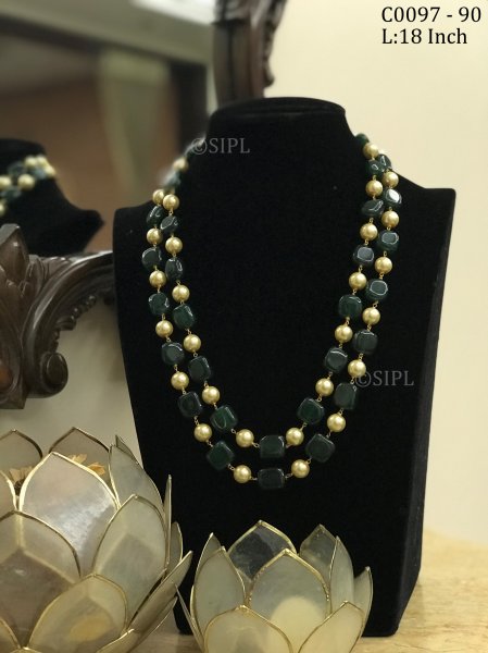 Beautiful Oval Shaped Tumble Mala