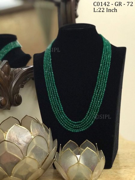 Beautiful Onyx Pearl Delicate Designer Fashionable Mala