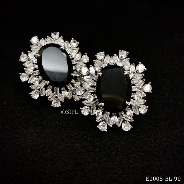 Real Look Grand Oval Studs