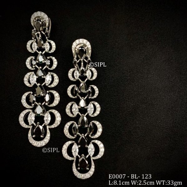 American Diamond Long Earring