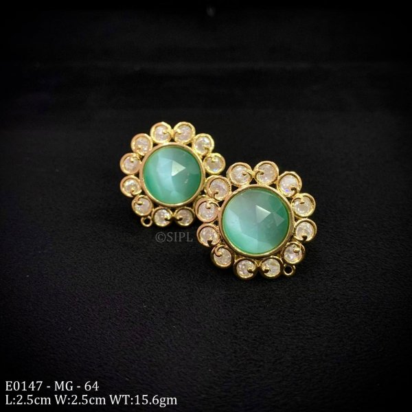 Beautiful Colord Stone Earring