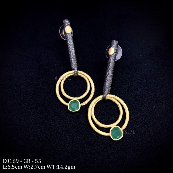 Beautiful Handmade Gold Plated Earring