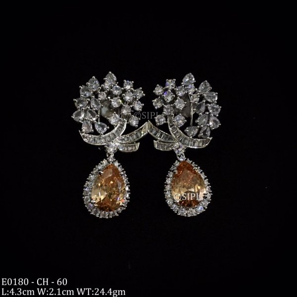 Gorgeous Look American Diamond Earrings