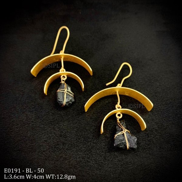 Beautiful Handmade Druzy Stone Earring