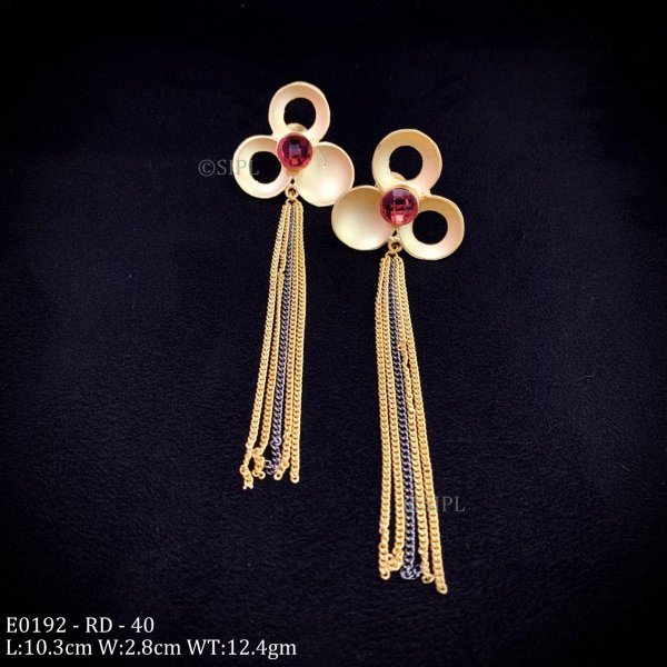 Designer Gold Plated beautiful Dangling Earring