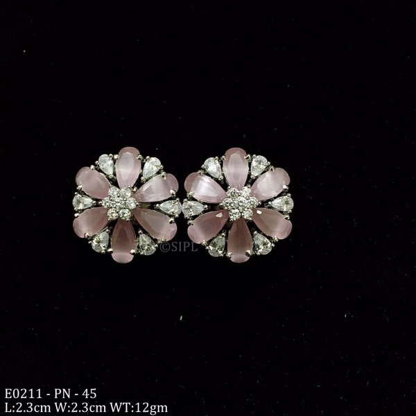 Beautiful Cocktail American Diamond Earring
