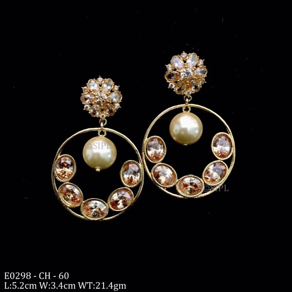 Beautiful Colored Stone Earring