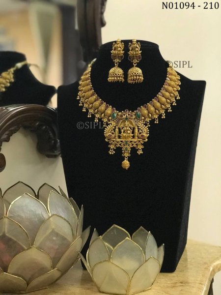 Temple jewellery has a significant position in South Indian bridal jewellery sets
