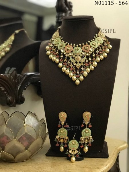 Luxury Design HandPaint Necklace Set