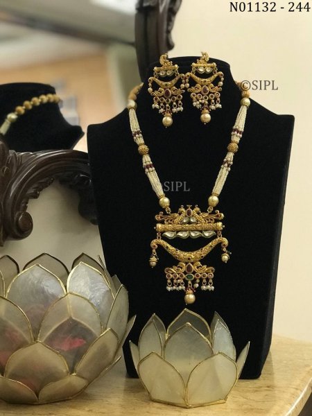 Designer Polki Necklace Set