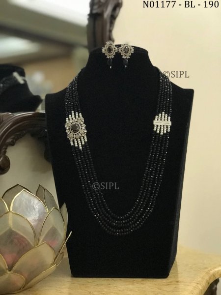 Beautiful Designer Side Necklace Set