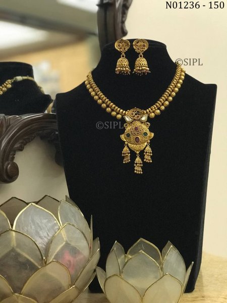 Amazing Design Southern Style Kundan Necklace Set