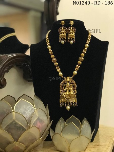 Amazing Design Lord Shiv Parvati Necklace Set