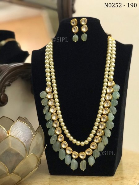 Amazing Kundan Meenakari Necklace Set