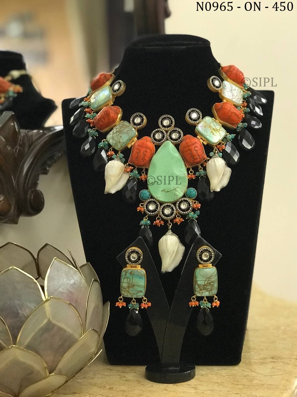 Amazing Handmade Design Lord Mahatma Buddha Necklace Set
